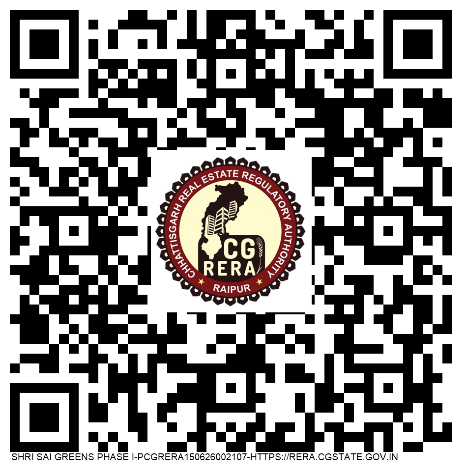 CG-RERA QR code for Shri Sai Greens Phase I
